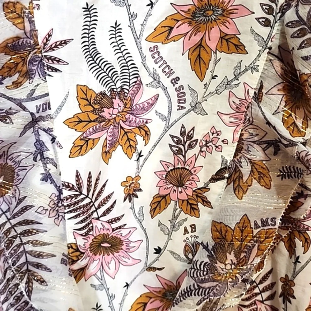 Scotch & Soda floral top size S - Picture 2 of 7